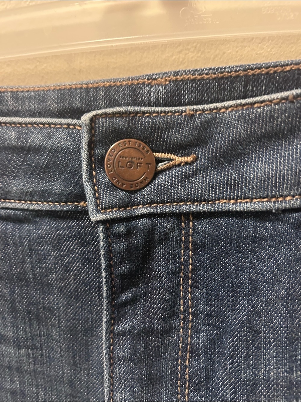 LOFT Outlet Blue Denim Jeans - Picture 2 of 5